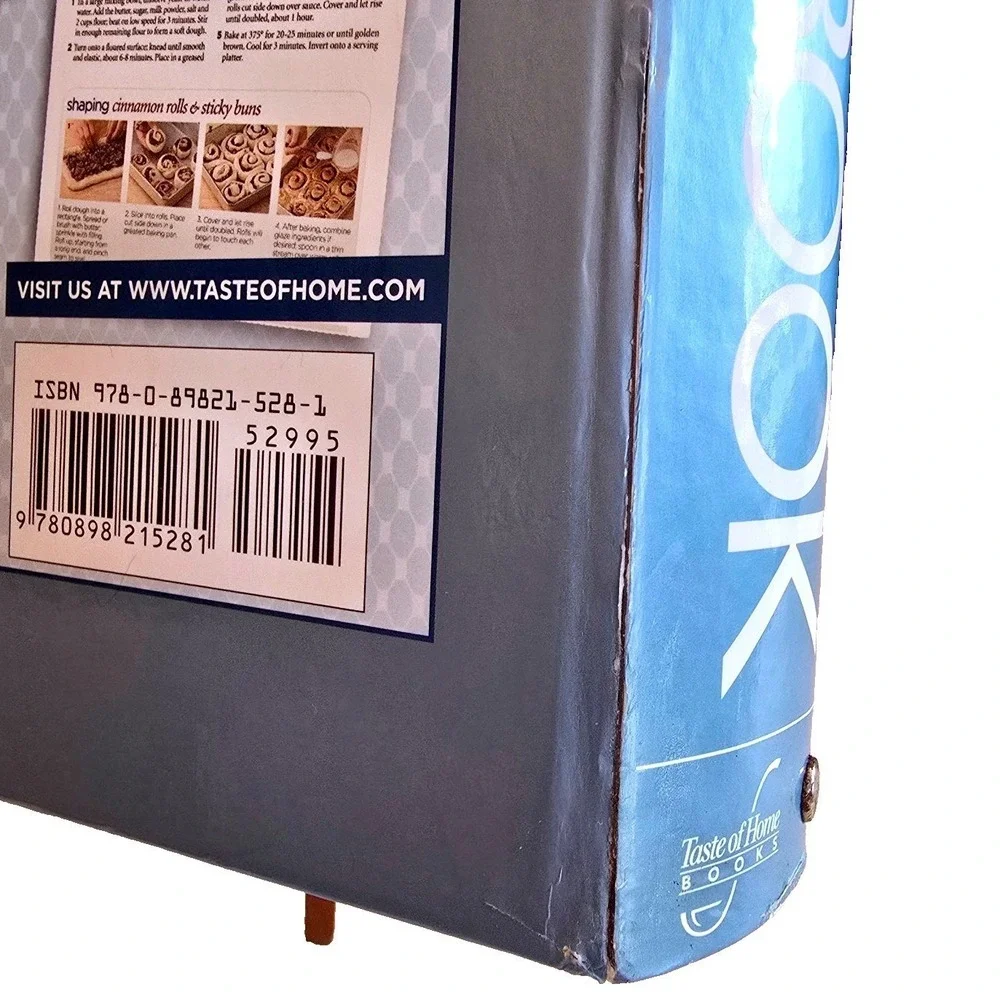 Taste of Home Baking Book Cookbook 2007 Ring Binder Flaps 725+ Recipes‎ 1st Ed